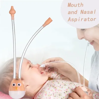 Aspirateur nasal bébé à embout buccal en silicone