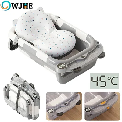 Baignoire bébé pliable avec thermomètre