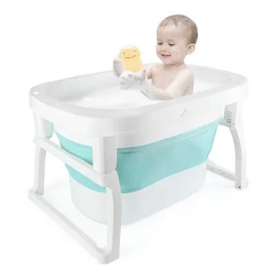 Baignoire pliable bébé avec pieds surélevés – image 2