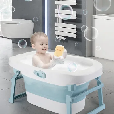 Baignoire pliable pour bébé antidérapante – image 3