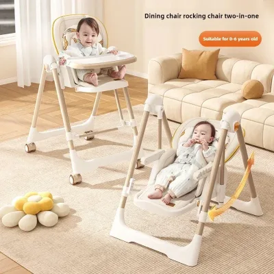 Chaise haute pliable 2 en 1 pour bébé – image 2