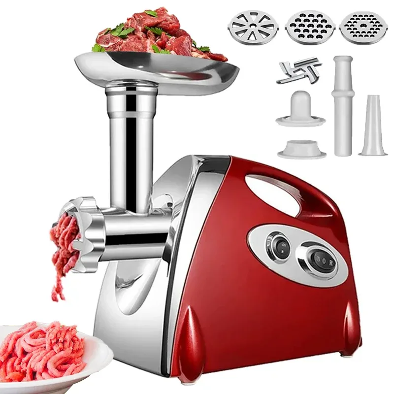 Hachoir à viande électrique en acier inoxydable