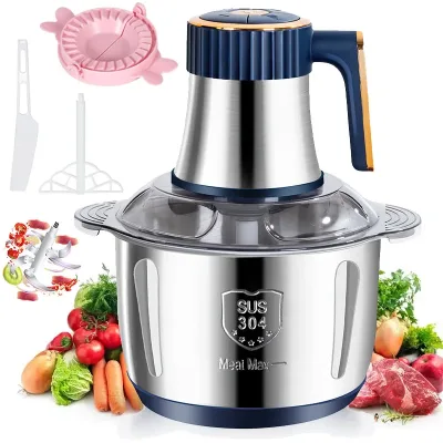 Hachoir électrique 5 L en acier inoxydable