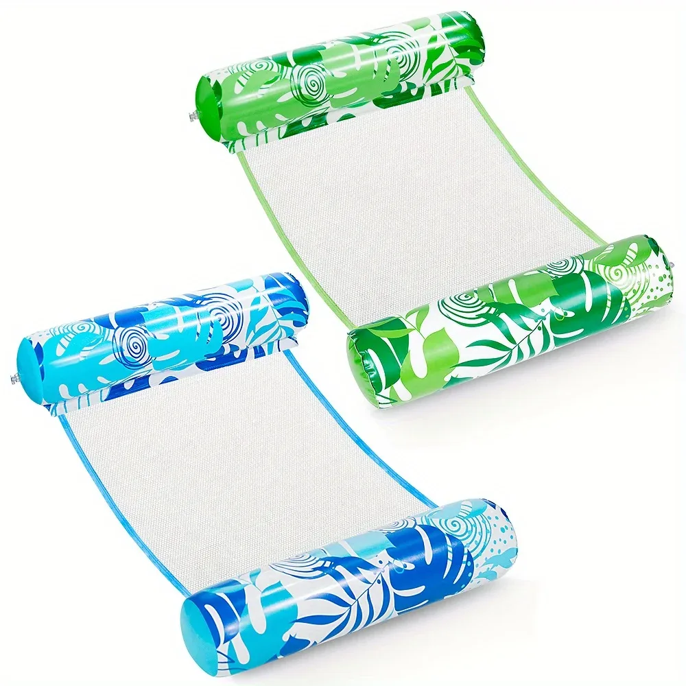 Hamacs flottants gonflables 4-en-1, lot de 2