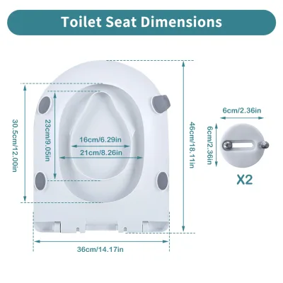 Siège de toilette 2 en 1 avec réducteur enfant – image 2