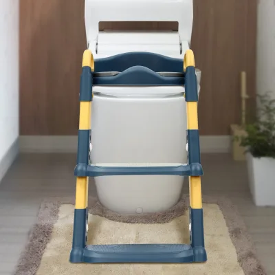 Siège de toilette pliable avec escalier – image 3