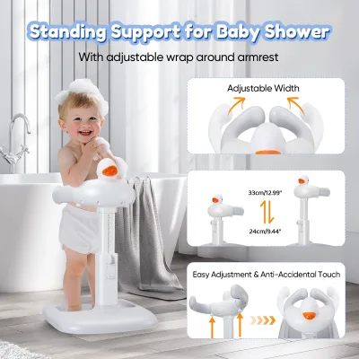 Support de bain pliable et réglable pour bébé – image 3