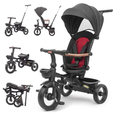 Tricycle pliable 7 en 1 pour bébé, acier